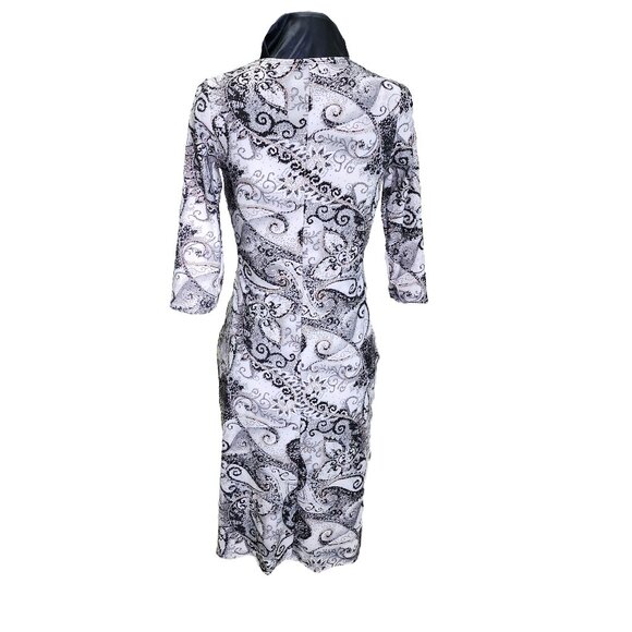 *New Low Price* Vintage 2000's Paisley Glitter Dress - Picture 2 of 7